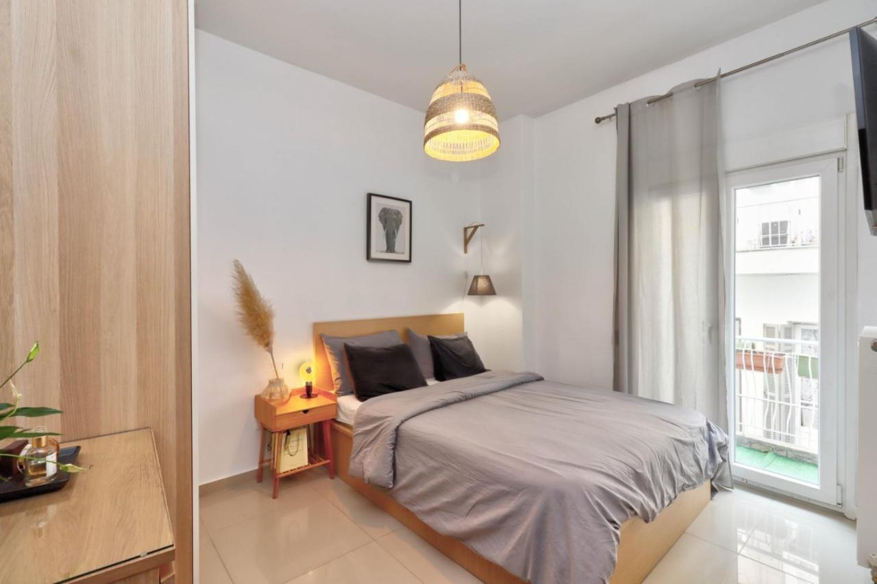 Ferienwohnung Happy Traveller - Luxury, Free Parking Thessaloniki Exterior foto